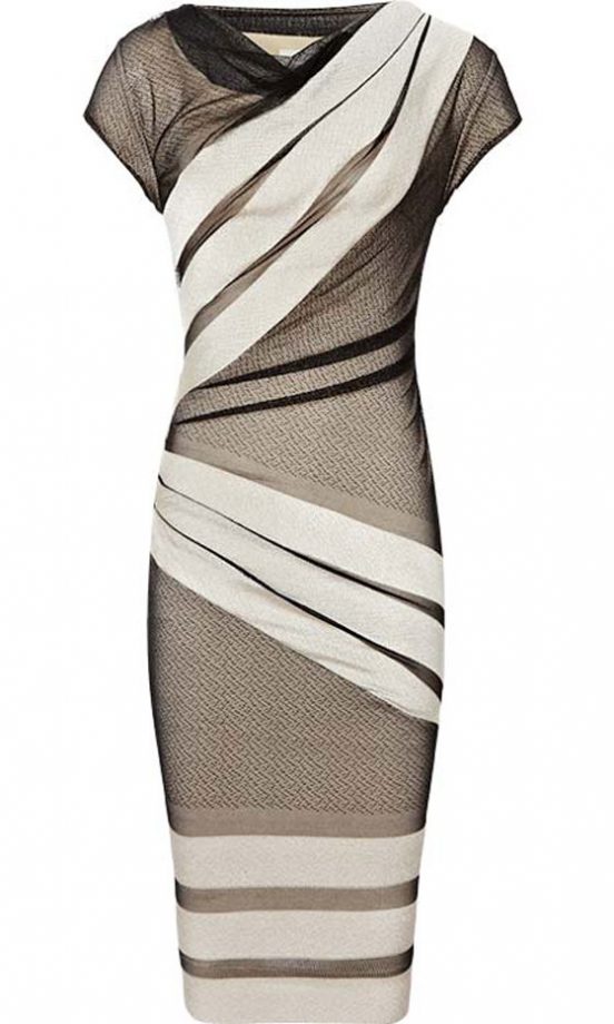 Reiss Stripe Lace Dress, £149