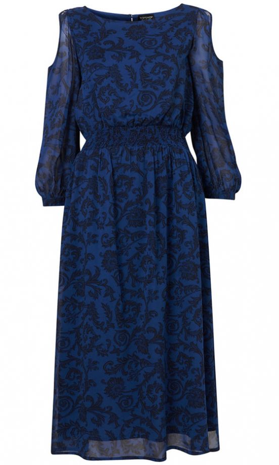 Topshop Swirl Print Midi Dress, £50