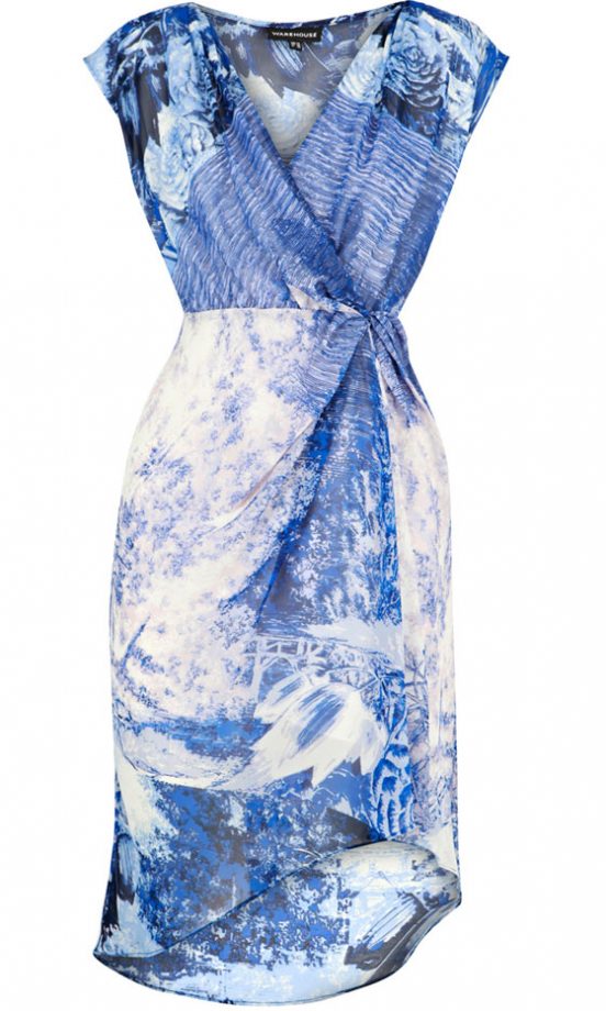 Warehouse Landscape Print Dress, £55