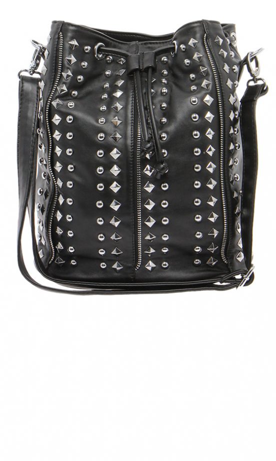 Boohoo Zip Studded Duffle Bag, £28