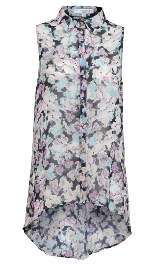 New Look Lilac Floral Blouse, £24.99