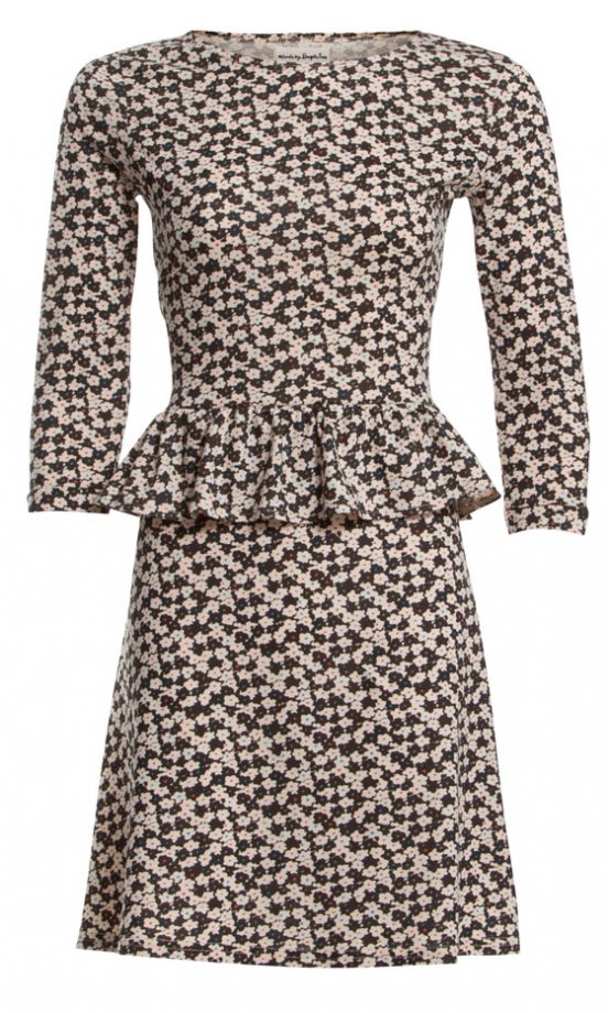 People Tree At New Look Printed Peplum Dress, £44.99