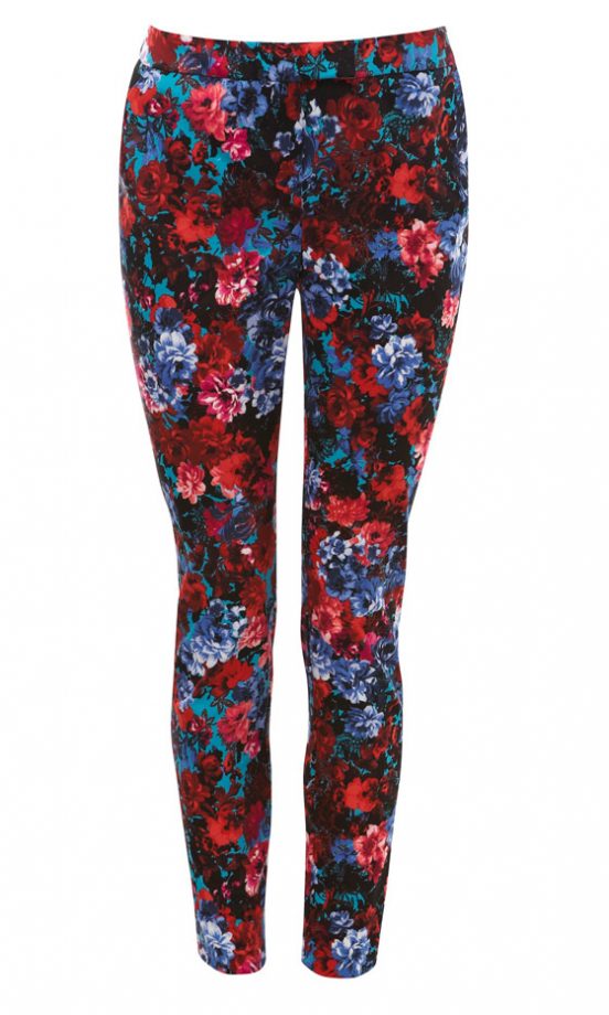New Look Floral Cigarette Trousers, £22.99