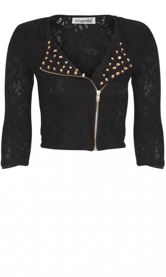 Missguided Studded Lace Jacket, £27.99