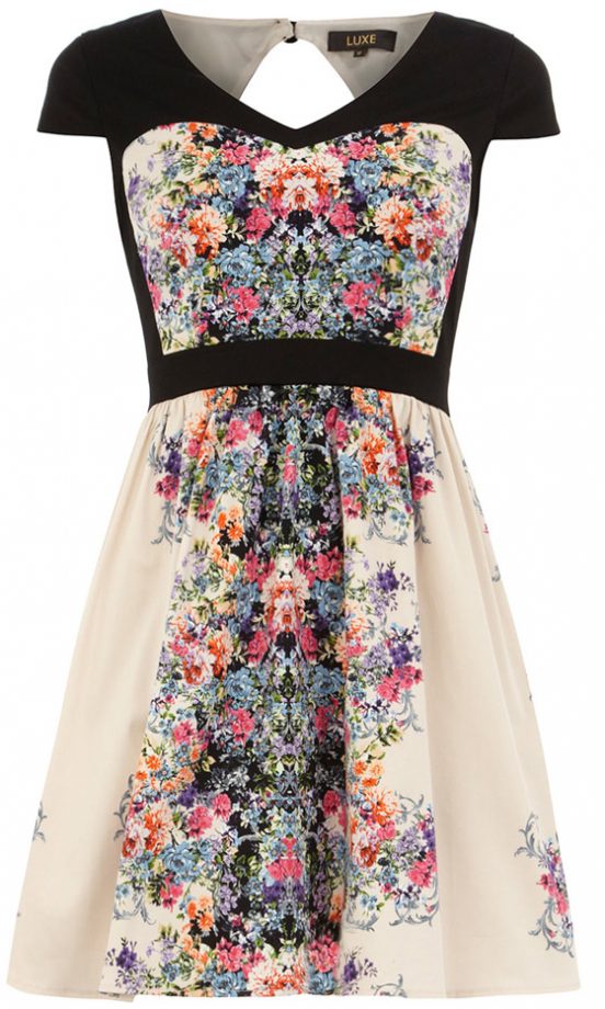 Luxe At Dorothy Perkins Mirror Print Dress, £45