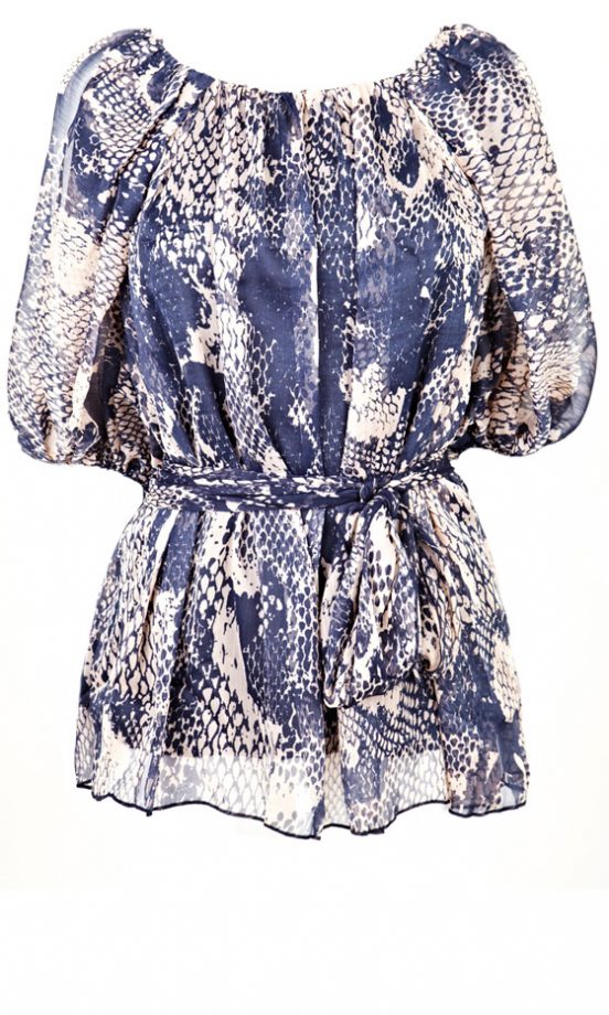 Fashion Union Printed Volume Blouse, £20