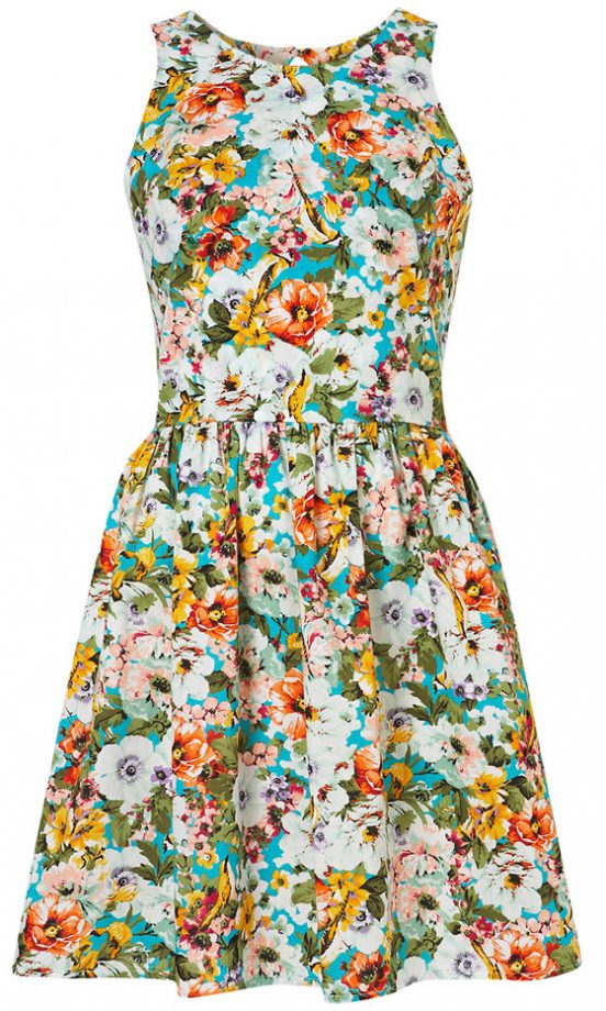 Love At Topshop Olivia Print Dress, £36