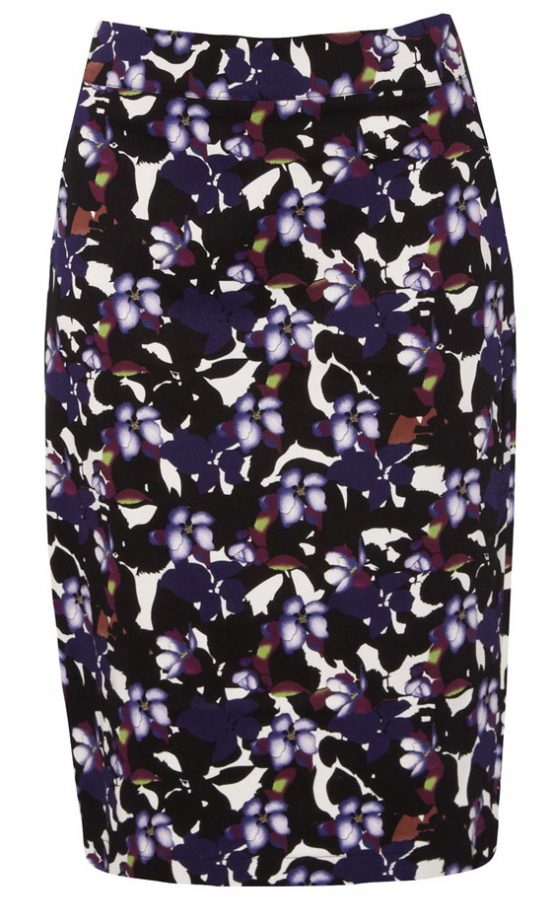 Matalan Floral Print Pencil Skirt, £14