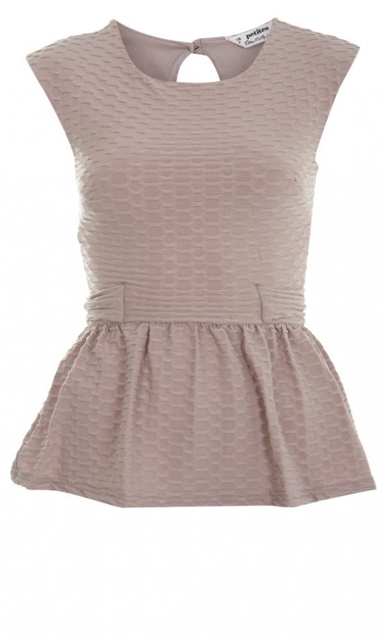 Miss Selfridge Mink Textured Top, £26