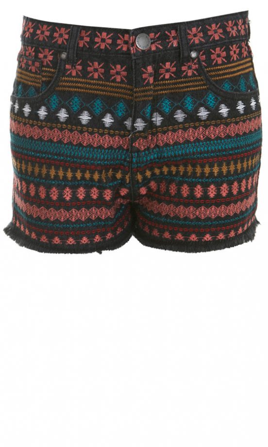 Miss Selfridge Multi-Coloured Tribal Shorts, £32