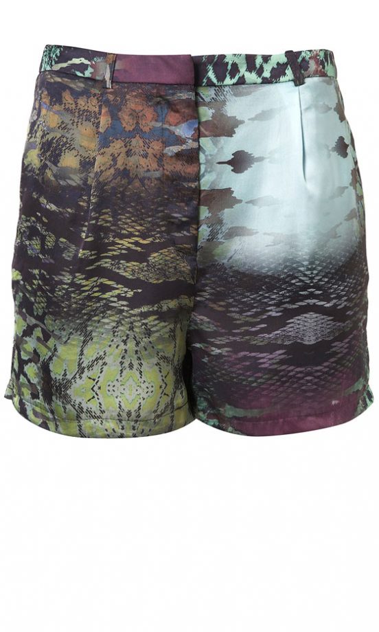 Topshop Mystic Snake Print Shorts, £32