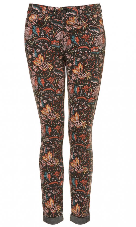 Topshop MOTO Floral Leigh Jeans, £40