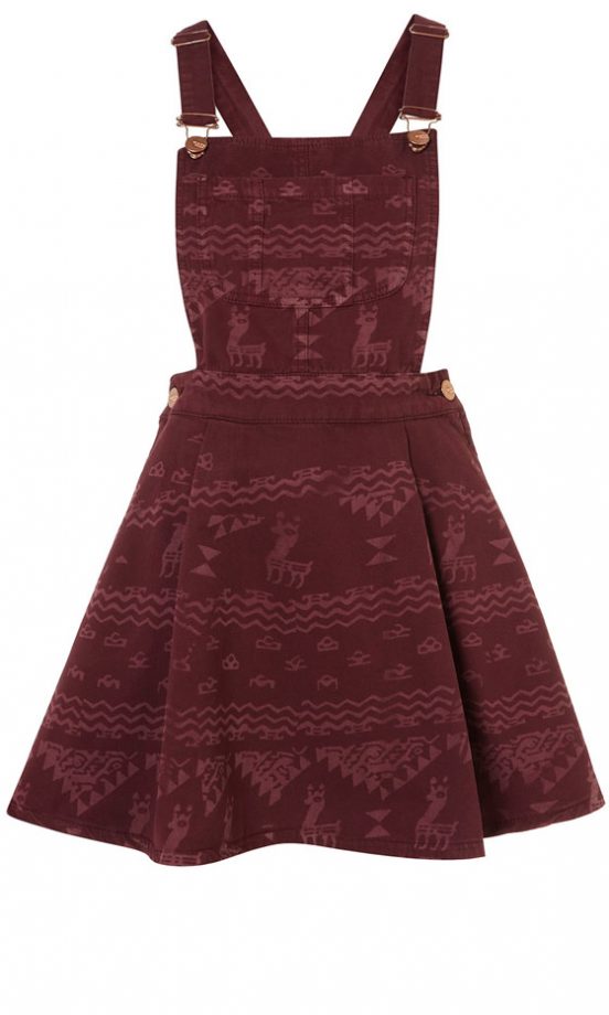 Topshop Lama Pinafore Dress, £42