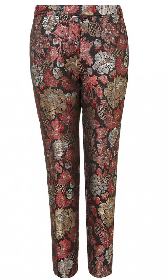 Topshop Chinoiserie Jacquard Cigarette Trousers, £45