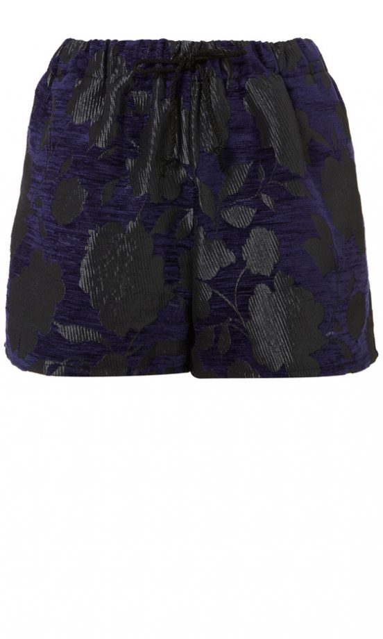 Topshop Chenille Flower Shorts By Boutique, £48