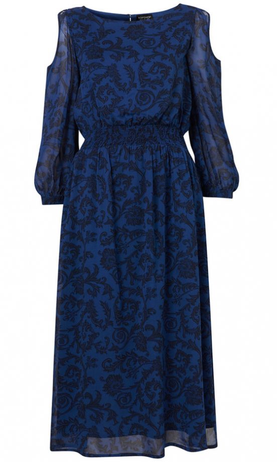 Topshop Swirl Print Midi Dress, £50