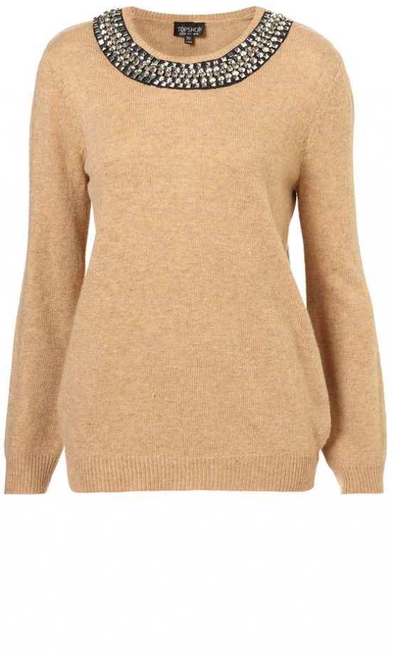 Topshop Knitted Necklace Jumper, £45