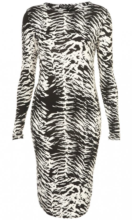Topshop Animal Bodycon Dress, £29