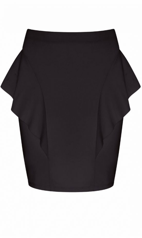 Matalan Black Peplum Skirt