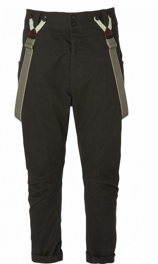 Matalan Black Trousers With Braces