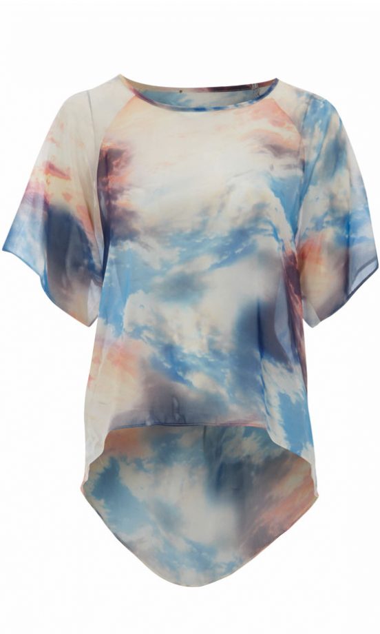 Matalan Cloud Print Top