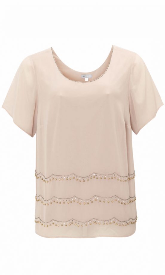 Matalan Pink Beaded Top