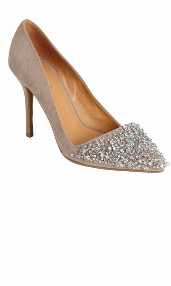 Matalan Sparkly Peach Heels