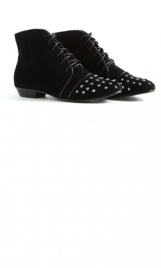 Missguided Idette Studded Lace Up Boots, £29.99