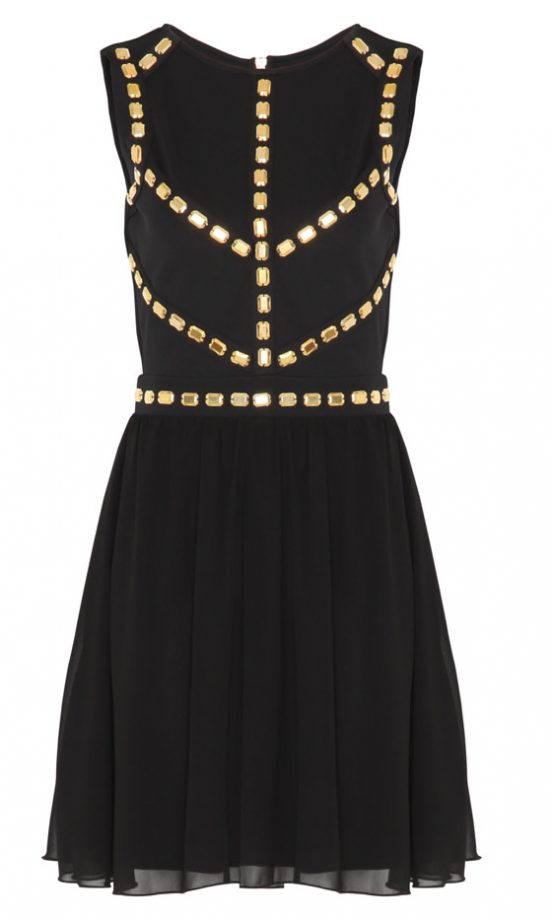 Missguided Ottavia Stud Trim Dress, £32.99