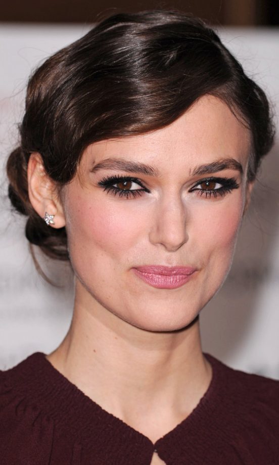 Keira Knightley's Vintage Updo Looks Fantastic, 2012
