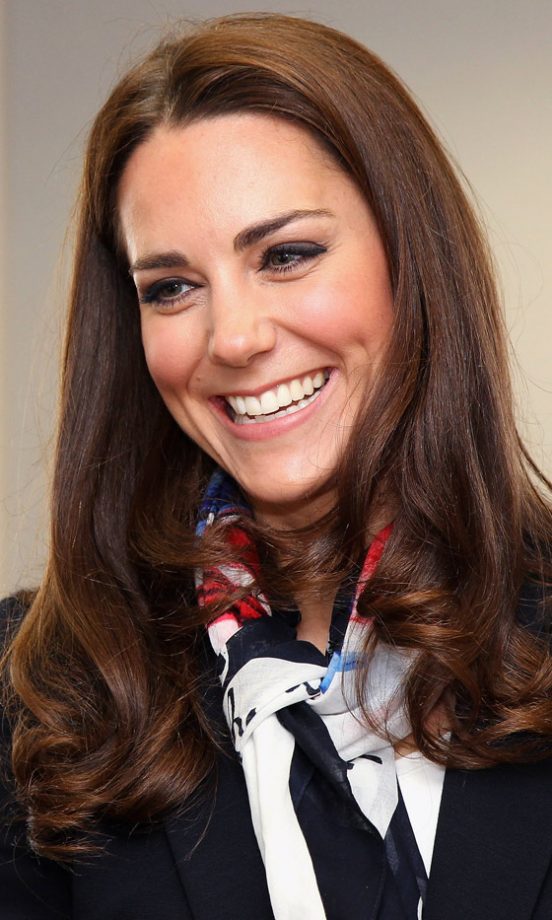 Kate Middleton's Hair Always Looks Glossy And Timeless, 2012