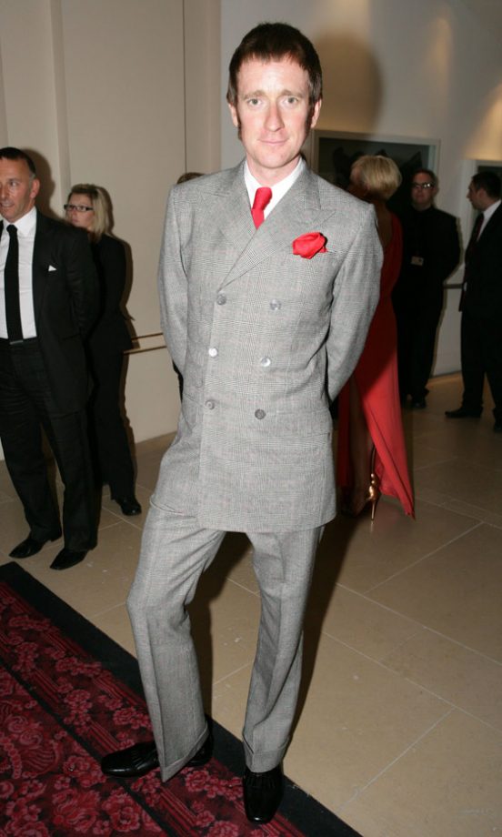 Bradley Wiggins At The GQ Men Of The Year Awards, 2012