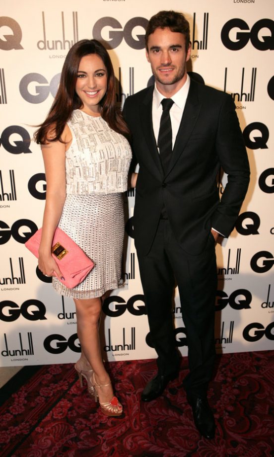 Kelly Brook And Thom Evans At The GQ Men Of The Year Awards, 2012