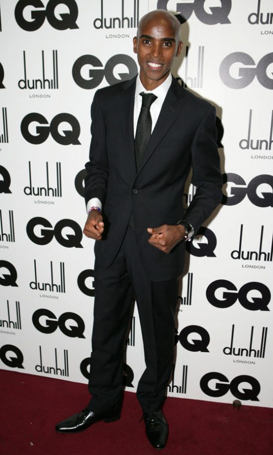Mo Farah At The GQ Men Of The Year Awards, 2012
