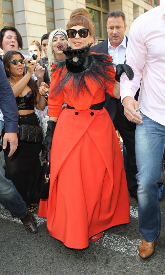 Lady Gaga Out In London, 2012