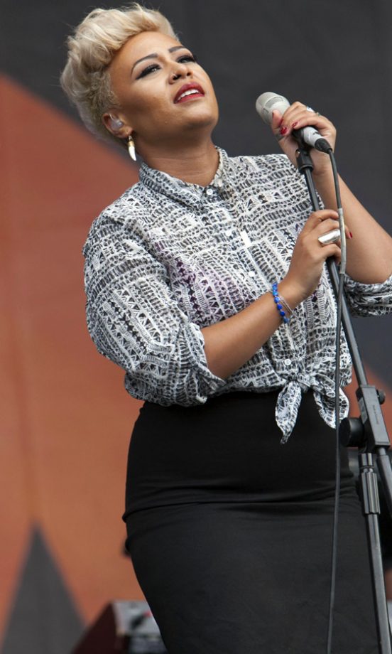 Emeli Sande Performing At BBC Radio 2 Live In Hyde Park, 2012
