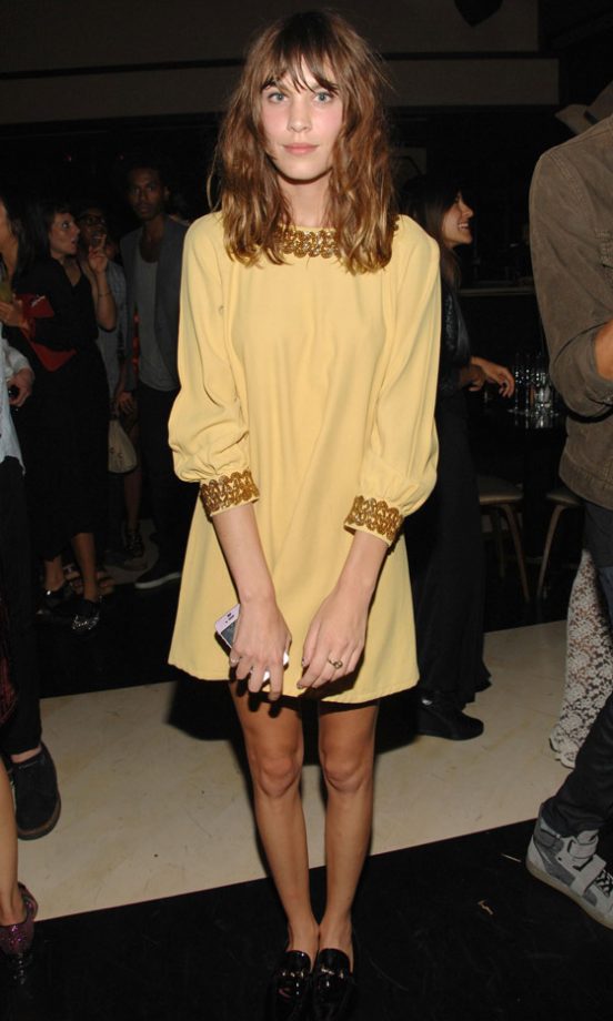 Alexa Chung At Tribeca Grand In New York, 2012