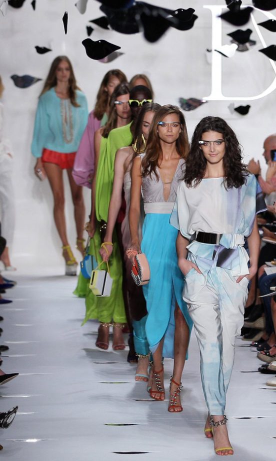 Models At The Diane Von Furstenberg SS13 Show At New York Fashion Week, 2012