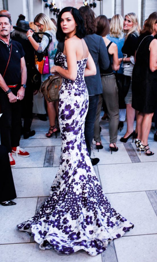Leigh Lezark At The Zac Posen SS13 Show At New York Fashion Week, 2012