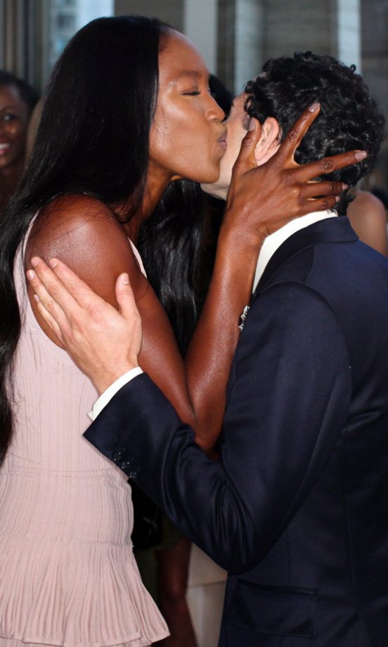 Naomi Campbell And Zac Posen At The Zac Posen SS13 Show At New York Fashion Week, 2012