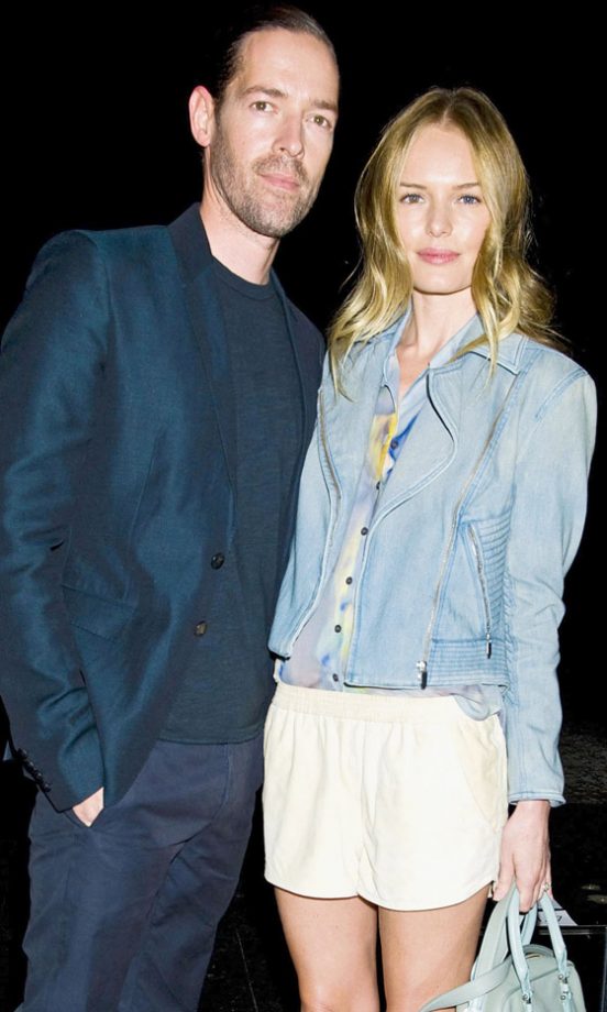 Kate Bosworth And Michael Polish At The Theyskens Theory SS13 Show At New York Fashion Week, 2012