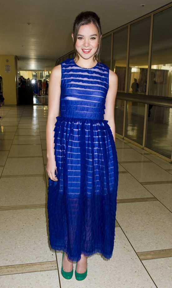 Hailee Steinfeld At The Chris Benz SS13 Show At New York Fashion Week, 2012