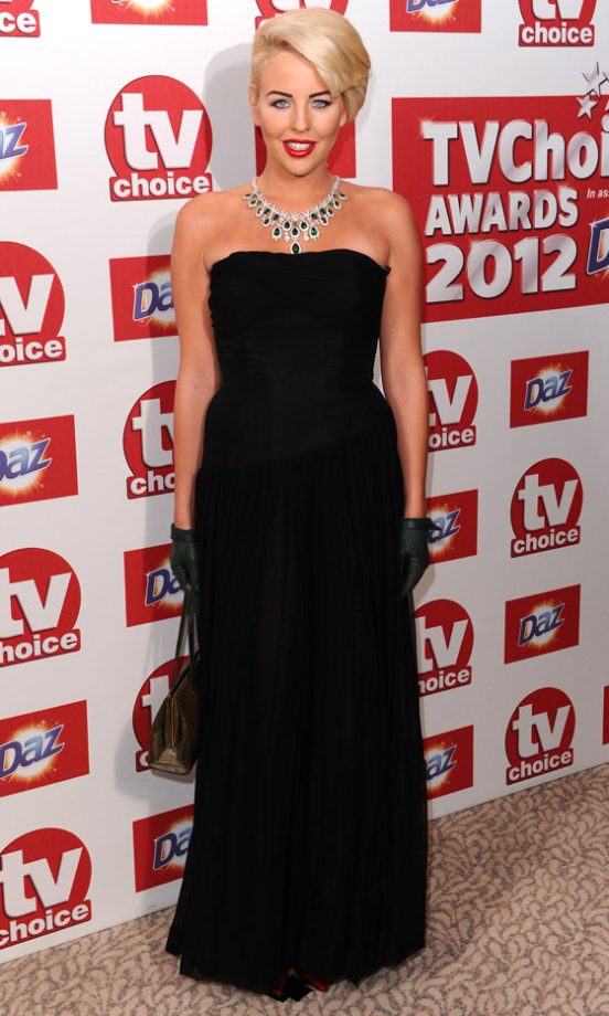 Lydia Bright At The TV Choice Awards, 2012