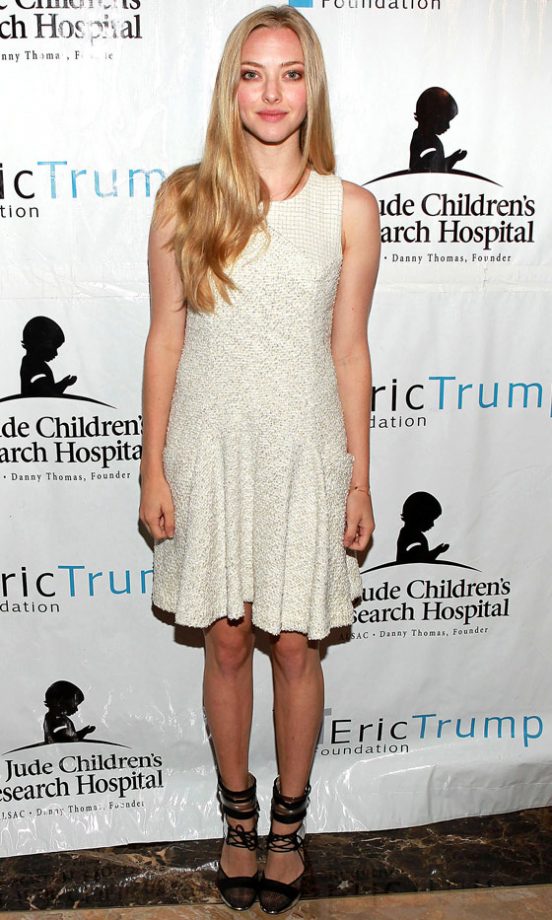 Amanda Seyfried At The Eric Trump Foundation to Benefit St. Jude's Benefit In New York, 2012