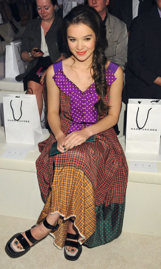 Hailee Steinfeld At The Marc Jacobs Show At New York Fashion Week, 2012