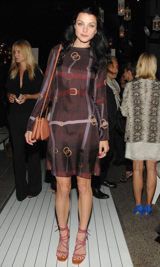 Jessica Stam At The Tommy Hilfiger SS13 Show At New York Fashion Week, 2012