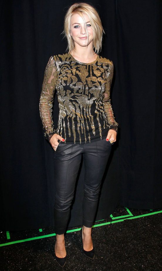 Julianne Hough At The Naeem Khan Show At New York Fashion Week, 2012