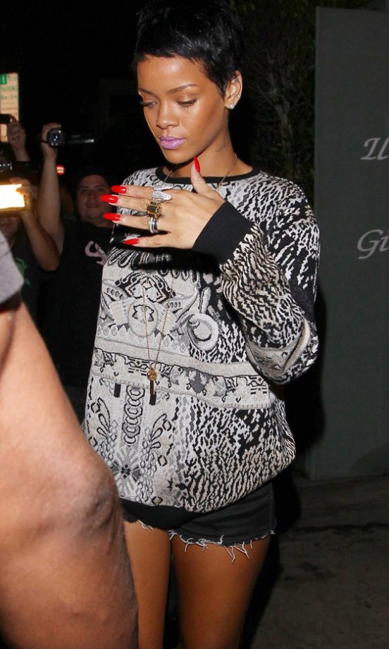 Rihanna Out In London, 2012