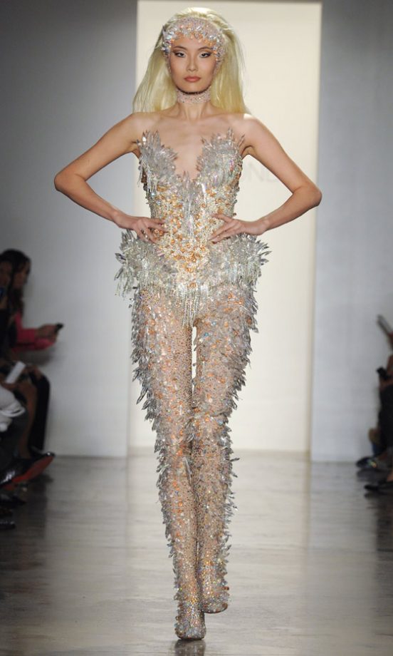 Model At The Blonds SS13 Show At New York Fashion Week, 2012