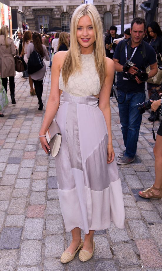 Laura Whitmore At The Maria Grachvogel Show At London Fashion Week SS13